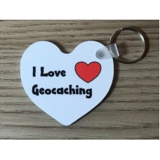 Sweetheart Large Trackable Tag (I love Geocaching)